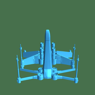 lutador aviões comerciais 3d print model - Mito3D