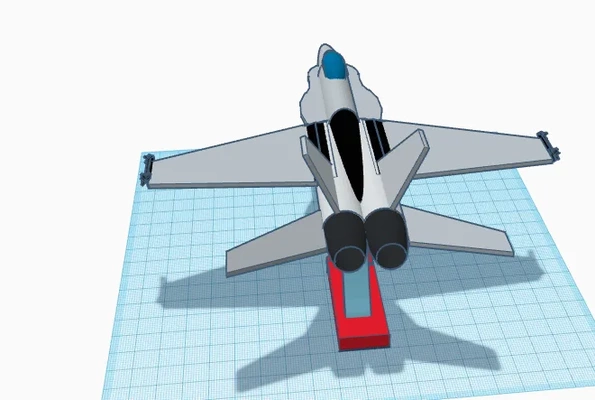 lutador jato 3d modelos baixar crialidade nuvem aviões guerra 3d print model - Mito3D