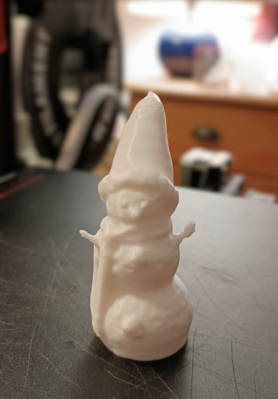 figurine bonhomme neige 3d modèles télécharger créalité nuage 3d print model - Mito3D