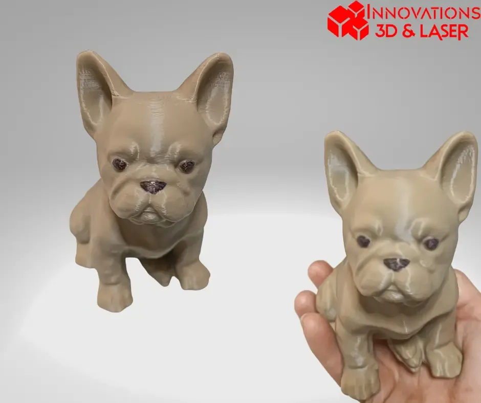 figur bulldogge charme et fid zündete 3d modelle download realität wolke 3D print model - Mito3D