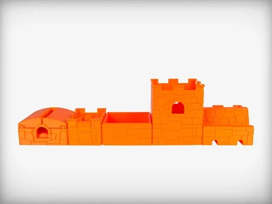 filament forteresse 3d modèles télécharger créalité nuage 3d print model - Mito3D