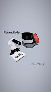 filament holder Machinery & Equipment 3d print model - Mito3D