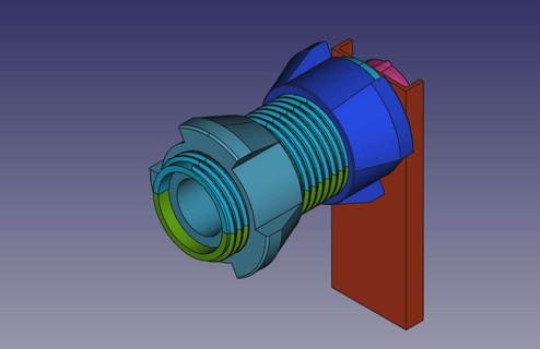filament holder ender 3 Printer Parts & Accessories 3d print model - Mito3D