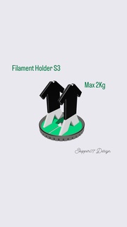 filamento soporte s3 impresora partes accesorios 3d print model - Mito3D