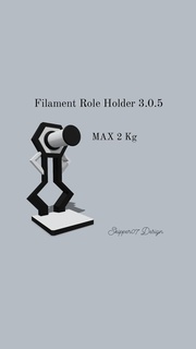 filament role holder 305 Machinery & Equipment  3d print model - Mito3D