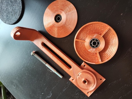 filament spool holder screw Printer Parts & Accessories 3d print model - Mito3D