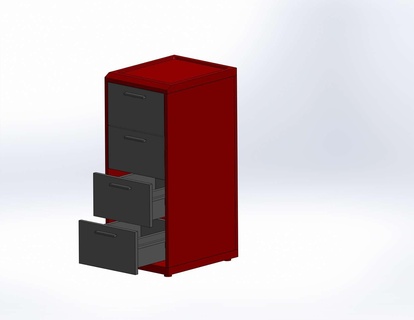 remplissage cabinet miniature 1 6 échelle meubles 3d print model - Mito3D
