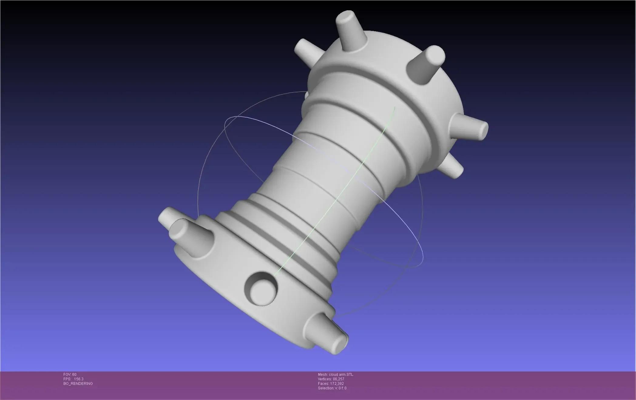 final fantaisie 7 nuage bras garde 3d modèles télécharger créalité 3D print model - Mito3D