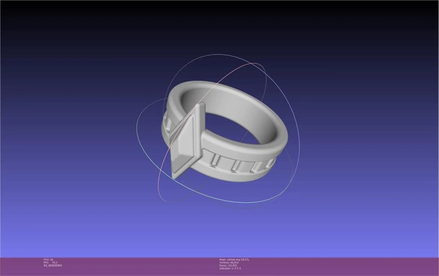 final fantasy xiv yshtola ring printable model 3d models download creality cloud 3d print model - Mito3D
