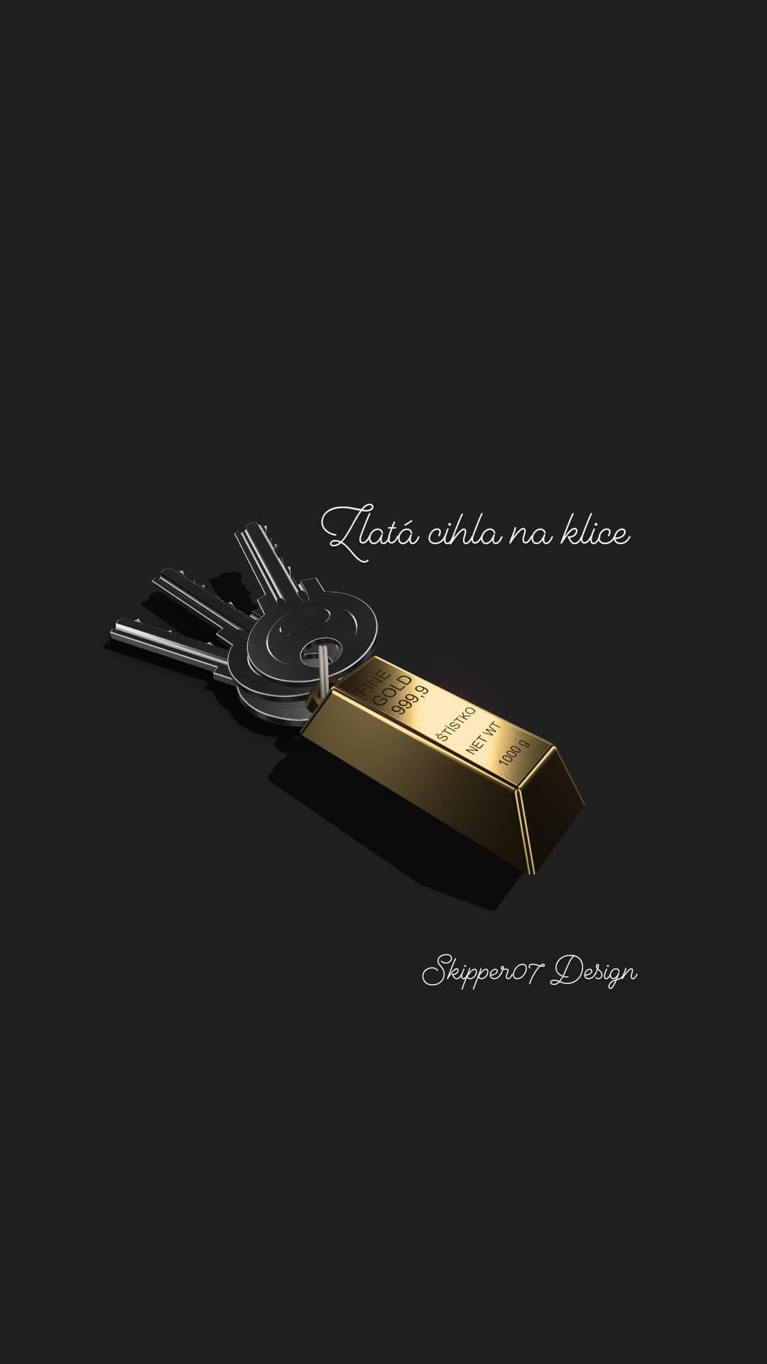 fine gold 999 9 key holder Others 3D print model - Mito3D