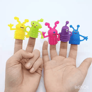 doigt jouet 4 modèles jouets Jeux 3d print model - Mito3D