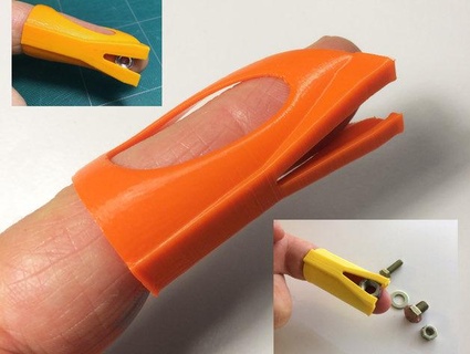 finger wrench Workshop & Tools 3d print model - Mito3D