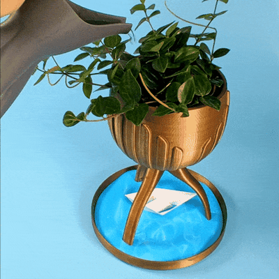 fink - plant pot 3d models download creality cloud home decor 3d print model - Mito3D