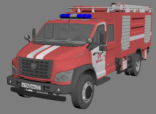 fire car 3d models download creality cloud 3d print model - Mito3D