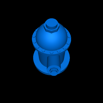 fire hydrant 3d models download creality cloud 3d print model - Mito3D