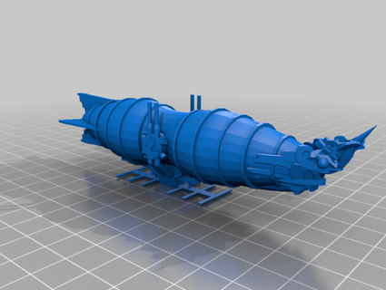 fire nation airship last airbender Others 3d print model - Mito3D