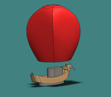 fire nation war balloon last airbender Others 3d print model - Mito3D