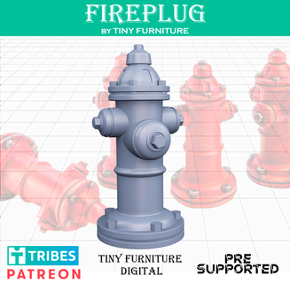 fireplug Board Game 3d print model - Mito3D