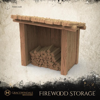 firewood storage Others 3d print model - Mito3D
