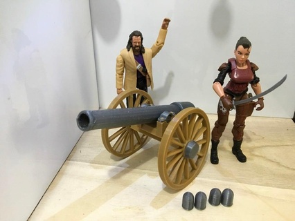 firing civil war cannon 1 18 scale 3d models download creality cloud Others 3d print model - Mito3D