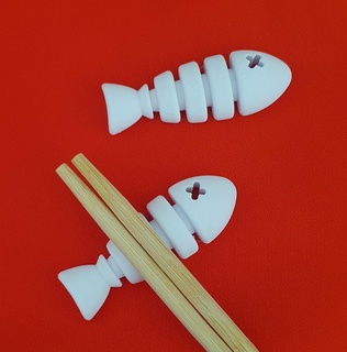 poisson baguette titulaire soutien Ménage 3d print model - Mito3D