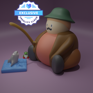 fisher chonk - meme creality cloud exclusive 3d models download Characters 3d print model - Mito3D