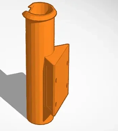 balık tutma kamış kulp destek v2 3d modeller indir creality bulut 3d print model - Mito3D