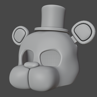 five nights freddy's mask 3d models download creality cloud Others 3d print model - Mito3D