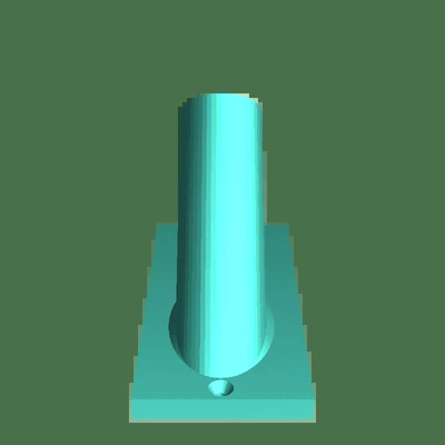 bandera soporte 3d modelos descargar crealidad nube 3d print model - Mito3D