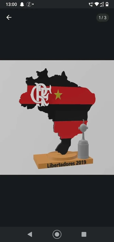 flamengo schlagen 3d modelle download realität wolke 3d print model - Mito3D