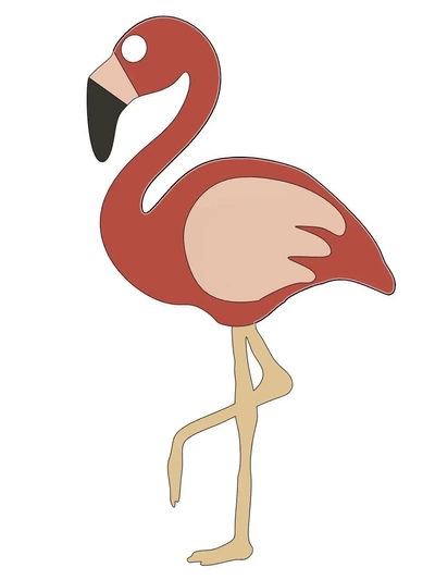 flamingo keychain 3d models download creality cloud 3d print model - Mito3D