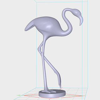 flamingo Flying Animals 3d print model - Mito3D