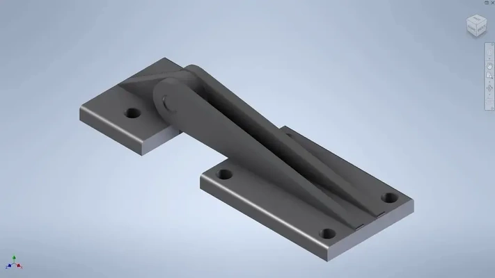 flaps hinge 3d models download creality cloud 3d print model - Mito3D