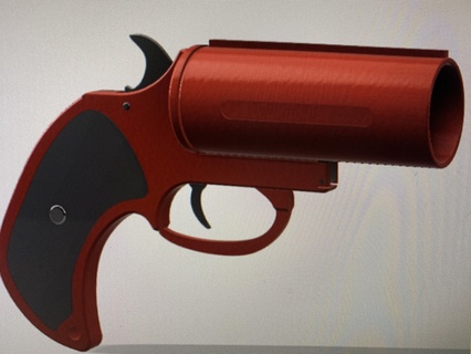 llamarada pistola 3d modelos descargar crealidad nube juguetes juegos 3d print model - Mito3D