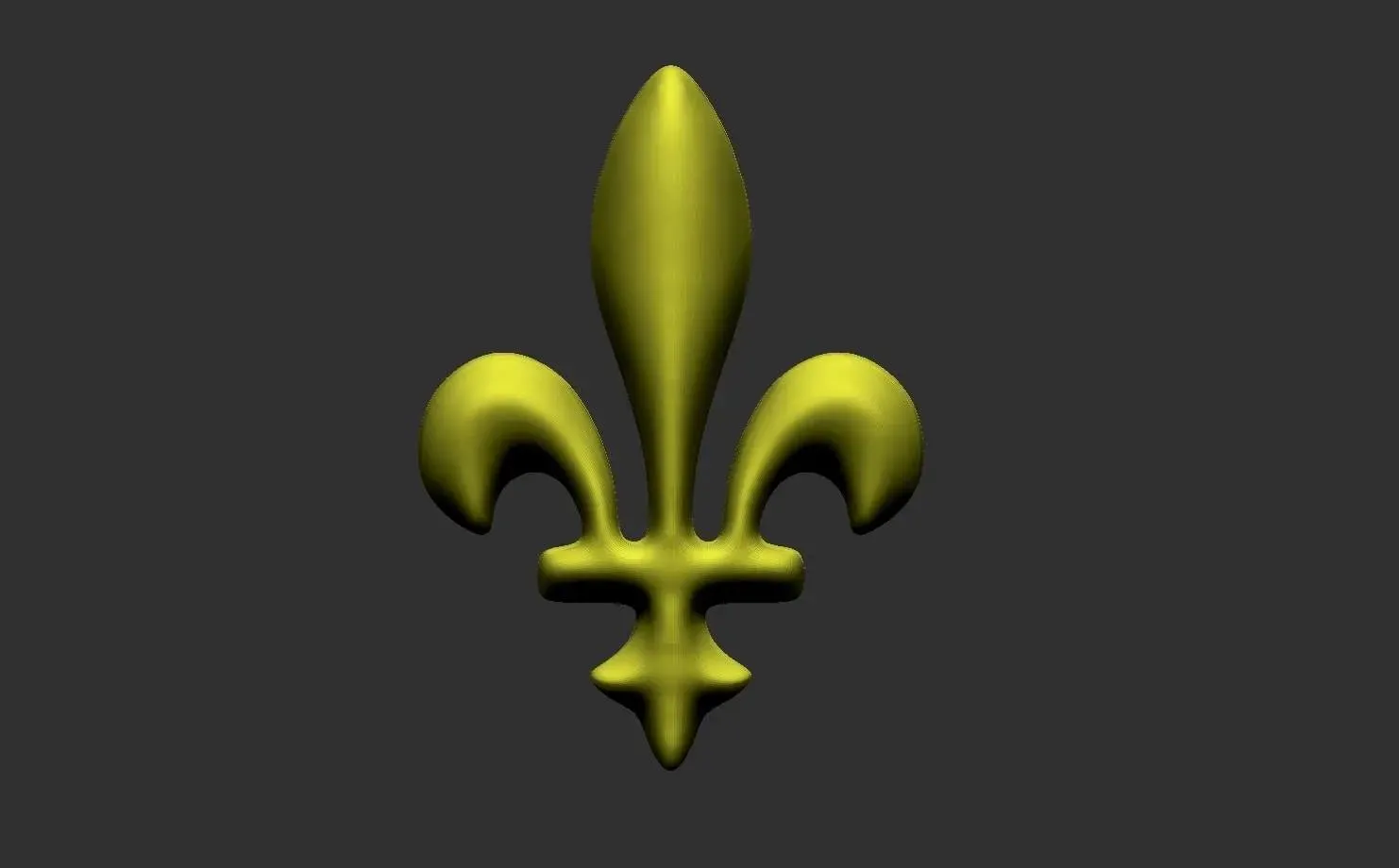 fleur lys 3d modèles télécharger créalité nuage 3D print model - Mito3D