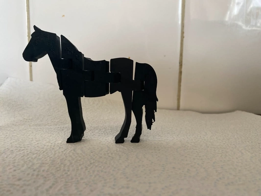 flexi horse 3d modelle download realität wolke 3d print model - Mito3D