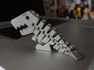 flexi-rex Dinosaur 3D print model - Mito3D