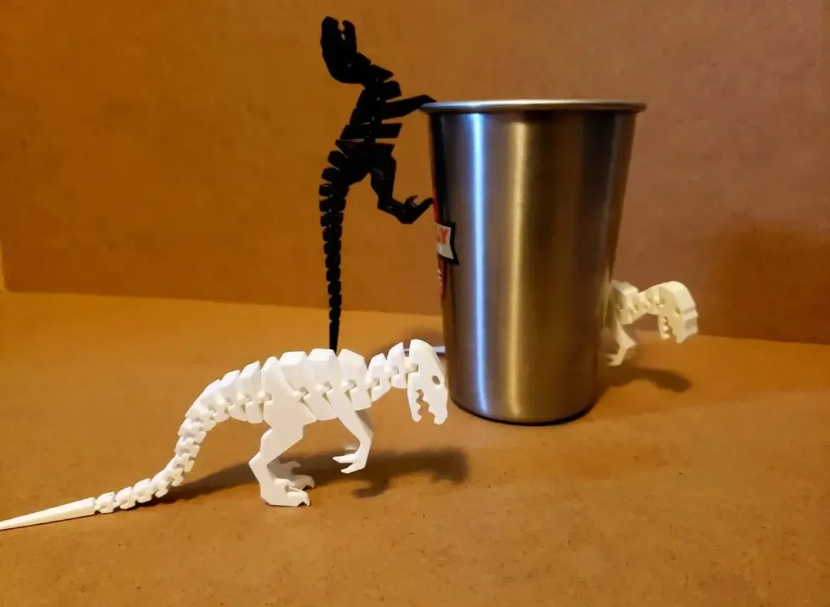 flexi grande dinosaurio 3d modelos descargar crealidad nube 3D print model - Mito3D