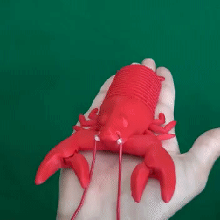 flessibile aragosta giocattoli Giochi 3d print model - Mito3D