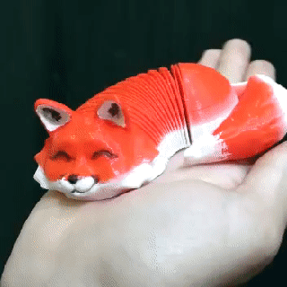flexi fox Toys & Games 3d print model - Mito3D