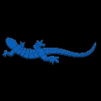 flexi lagarto 3d modelos baixar crialidade nuvem 3d print model - Mito3D