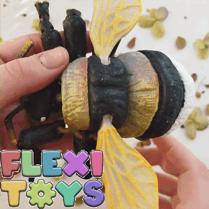 flexi print-in-place bumblebee Others 3d print model - Mito3D