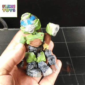 flexi print-in-place doomguy fanart Others 3d print model - Mito3D