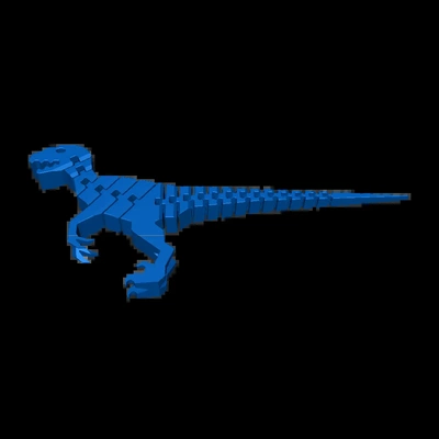 flexi raptor 3d modelos baixar crialidade nuvem 3d print model - Mito3D