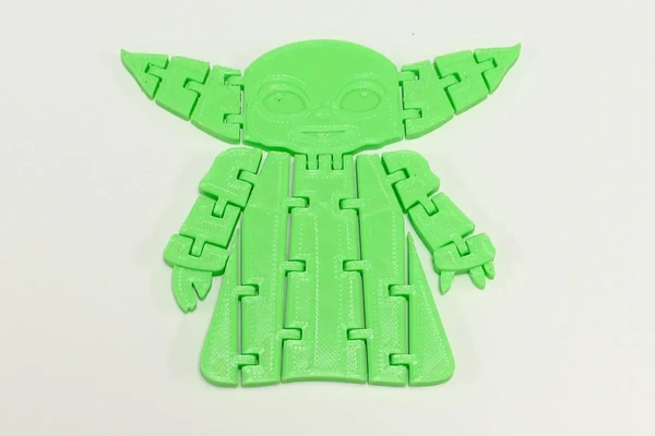 flexi yoda 3d models download creality cloud 3d print model - Mito3D