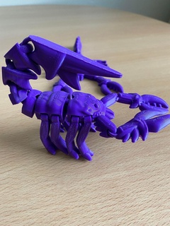 flexible escorpión 3d print model - Mito3D