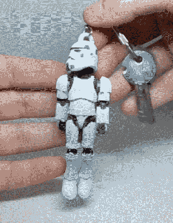 flexible stormtrooper Fictional Characters 3d print model - Mito3D