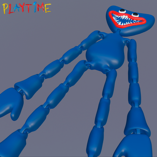 flexível abraço ondulado papoula brincar monstros 3d print model - Mito3D