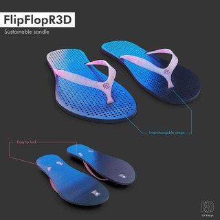 flipflopr3d - 3d printed sustainable sandal Others 3d print model - Mito3D