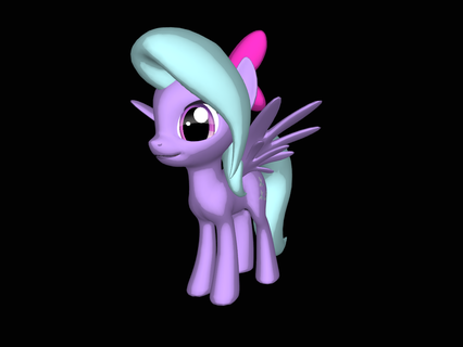 flitter pony Toys & Games 3d print model - Mito3D